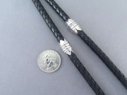 Blue Gem Turquoise Bolo Tie by Wyatt Lee-Anderson