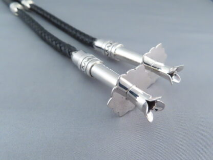 Blue Gem Turquoise Bolo Tie by Wyatt Lee-Anderson