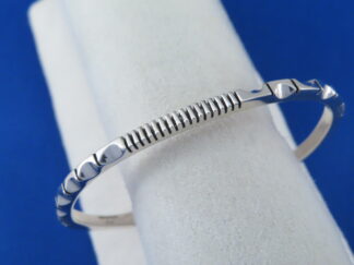 Silver Bracelet Cuff by Artie Yellowhorse