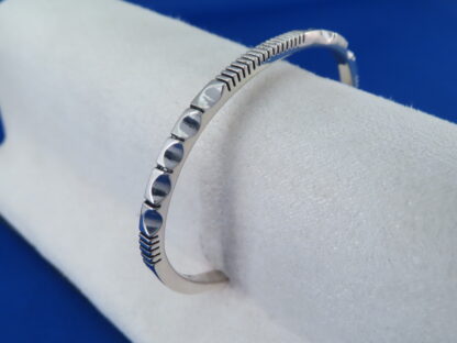 Silver Bracelet Cuff by Artie Yellowhorse