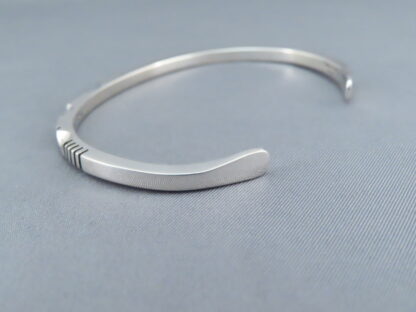 Silver Bracelet Cuff by Artie Yellowhorse