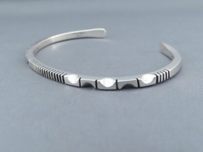 Silver Bracelet Cuff by Artie Yellowhorse