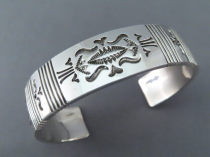 Jennifer Curtis Beautiful Sterling Silver Cuff Bracelet (LARGE)