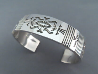 Jennifer Curtis Beautiful Sterling Silver Cuff Bracelet (LARGE)