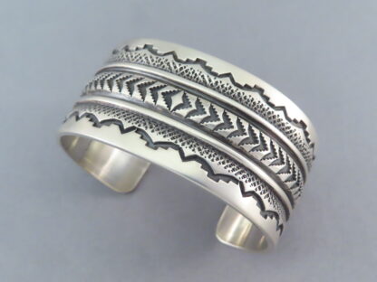 Leonard Gene Sterling Silver Cuff Bracelet