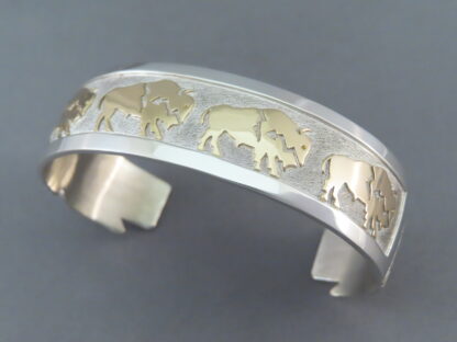 Gold & Silver BUFFALO Bracelet by Robert Taylor