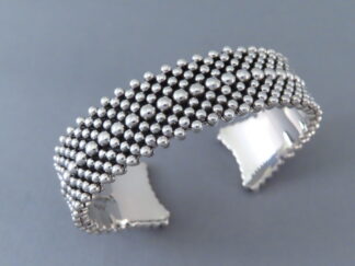 Artie Yellowhorse Cuff Bracelet with 9 Rows of ‘Dots’