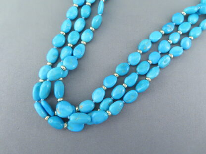 Sleeping Beauty Turquoise & 14kt Gold Necklace