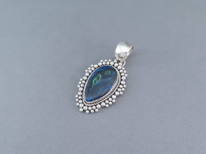 Azurite/Malachite Pendant by Artie Yellowhorse