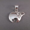 Sterling Silver Bear Pendant by Artie Yellowhorse