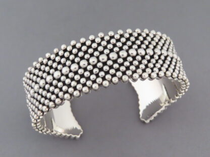 Impressive Yellowhorse Sterling Silver Cuff Bracelet