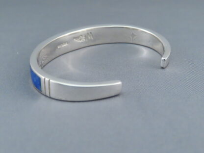 Lovely Inlay Bracelet Cuff with Lapis & Opal