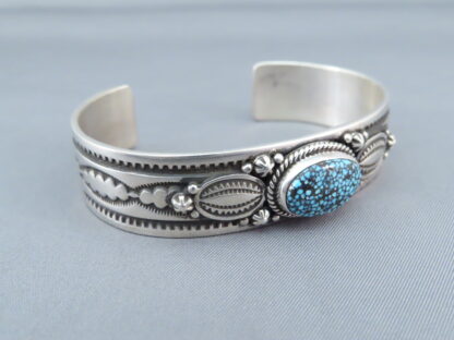 Narrow Kingman Turquoise Cuff Bracelet