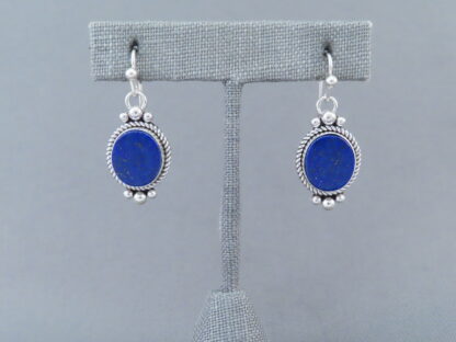 Lapis Earrings by Artie Yellowhorse