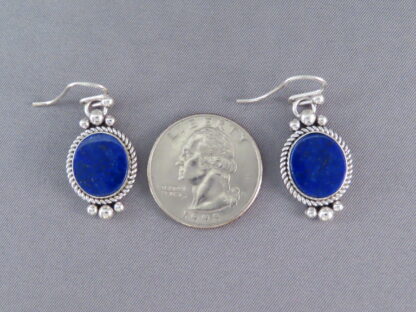 Lapis Earrings by Artie Yellowhorse