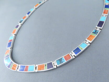 Inlaid Multi-Color Necklace