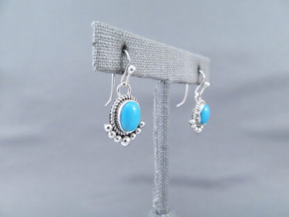 LOVELY Sleeping Beauty Turquoise Earrings by Artie Yellowhorse