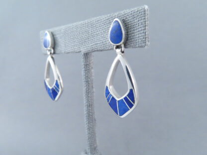 Lapis Inlay Earrings