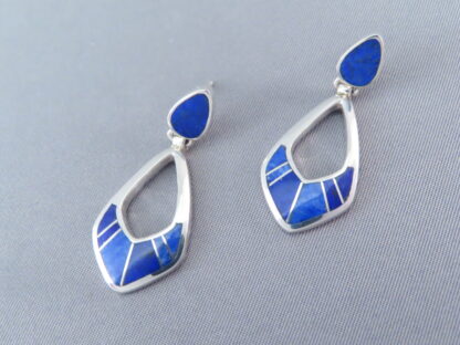 Lapis Inlay Earrings