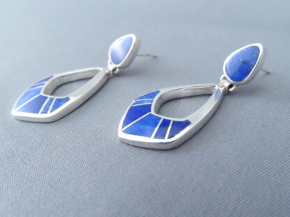 Lapis Inlay Earrings