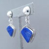Sterling Silver & Lapis Earrings by Artie Yellowhorse