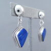 Sterling Silver & Lapis Earrings by Artie Yellowhorse