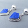 Sterling Silver & Lapis Earrings by Artie Yellowhorse
