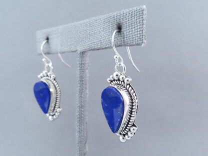Lapis Earrings by Artie Yellowhorse