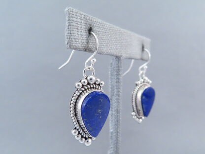 Lapis Earrings by Artie Yellowhorse