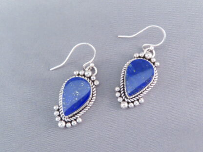 Lapis Earrings by Artie Yellowhorse