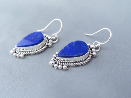 Lapis Earrings by Artie Yellowhorse
