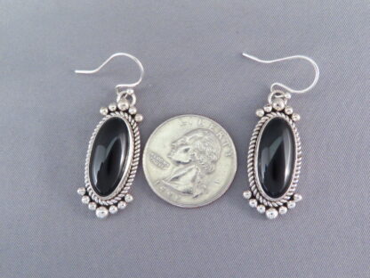 Artie Yellowhorse Onyx Earrings