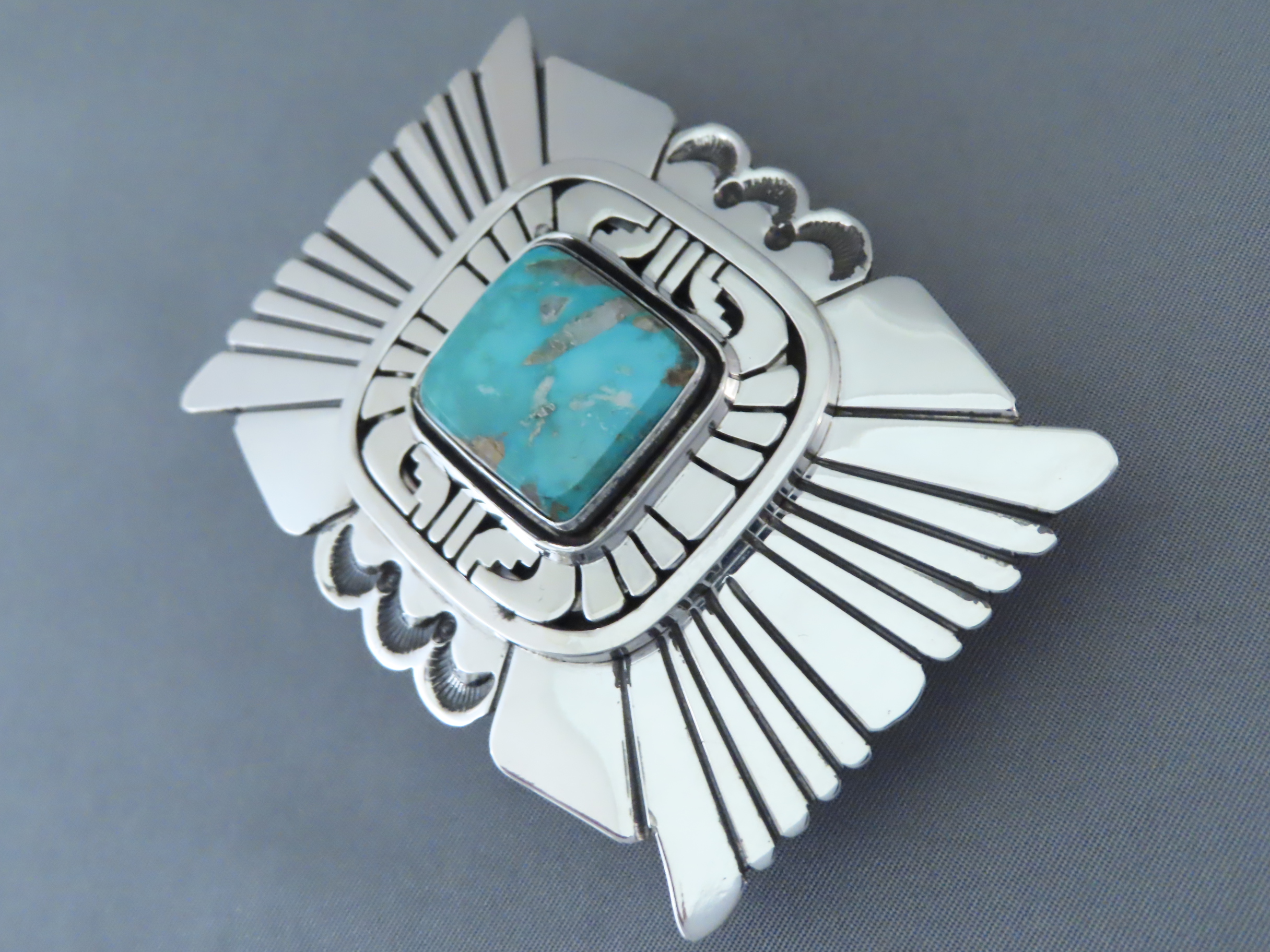 Native American Navajo Turquoise Necklace 18 1/2