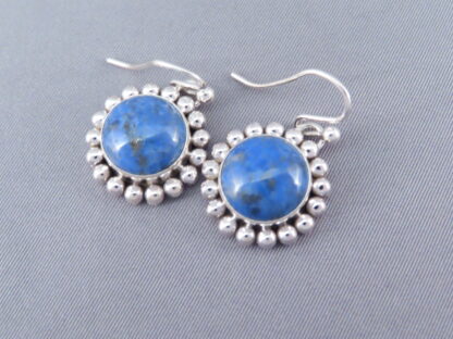 Lapis & Sterling Silver Earrings by Artie Yellowhorse