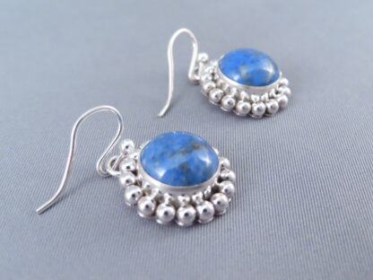 Lapis & Sterling Silver Earrings by Artie Yellowhorse