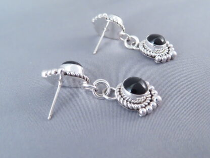 Long Onyx Earrings by Artie Yellowhorse