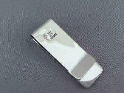 Black Jade & Turquoise Inlay Money Clip (Fine Inlay!)