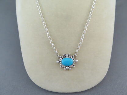 Turquoise Pendant Necklace by Artie Yellowhorse
