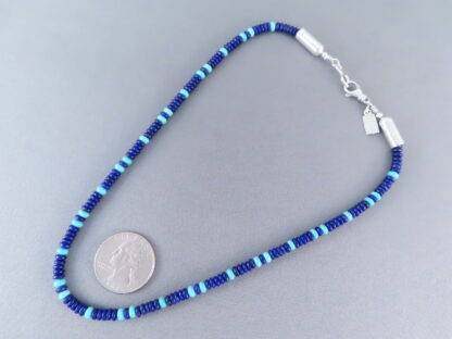Lapis & Turquoise Necklace by Desiree Yellowhorse