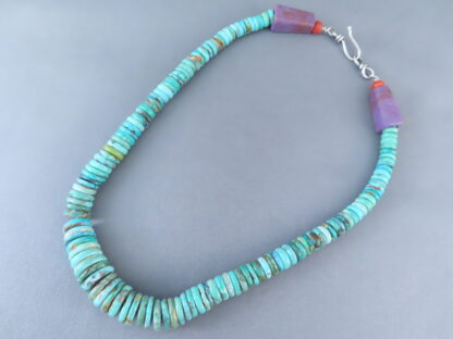 Blue Gem Turquoise Necklace by Bruce Eckhardt
