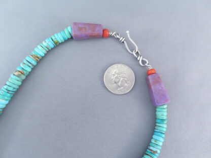 Blue Gem Turquoise Necklace by Bruce Eckhardt