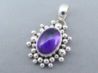 Artie Yellowhorse Amethyst Pendant