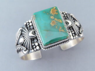 Royston Turquoise Cuff Bracelet by Derrick Gordon