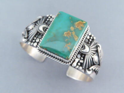 Royston Turquoise Cuff Bracelet by Derrick Gordon