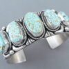Number Eight Turquoise Cuff Bracelet