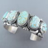 Number Eight Turquoise Cuff Bracelet