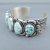 Number Eight Turquoise Cuff Bracelet