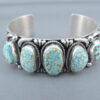 Number Eight Turquoise Cuff Bracelet