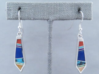 Inlaid Multi-Color Earrings