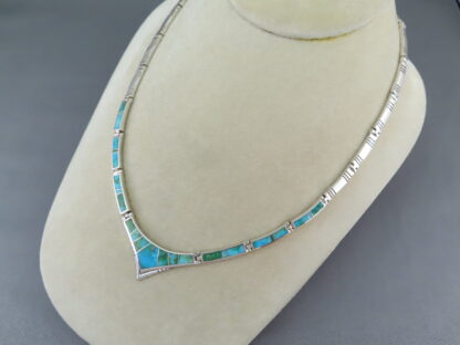 Necklace with Sonoran Gold Turquoise Inlay